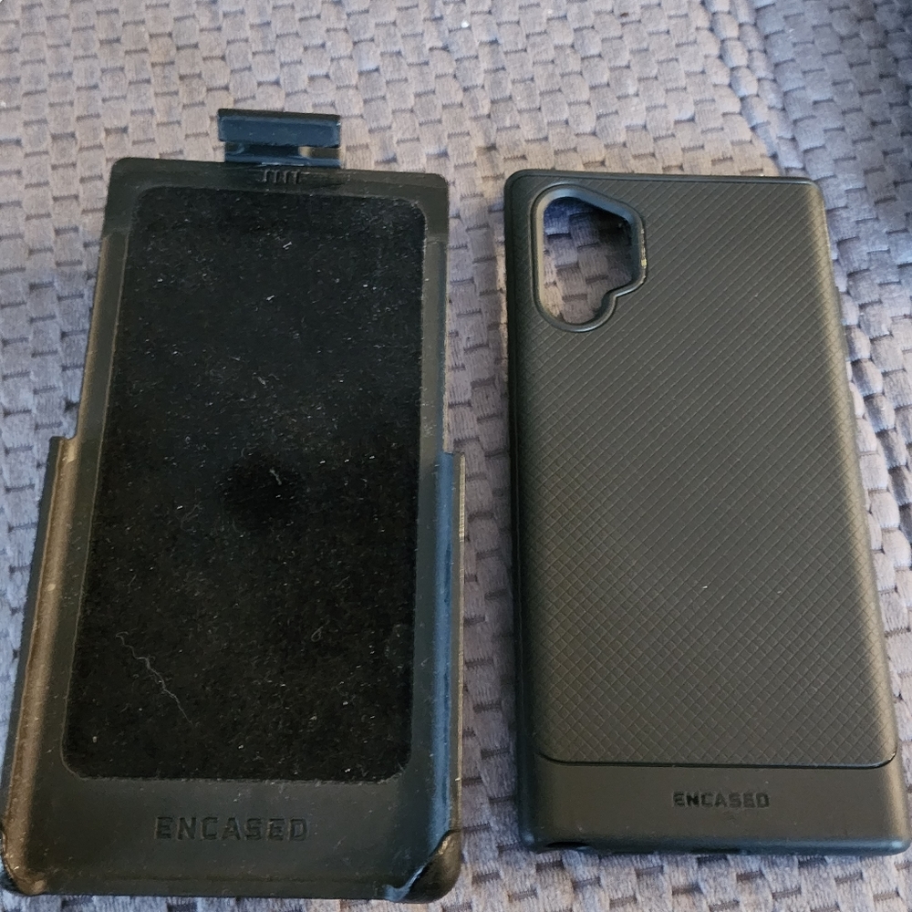 Encased galaxy note 10 plus thin case with belt holster